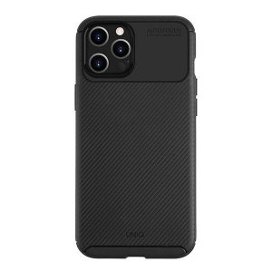 Husă UNIQ etui Hexa iPhone 12 Pro Max 6,7" neagră neagră/midnight