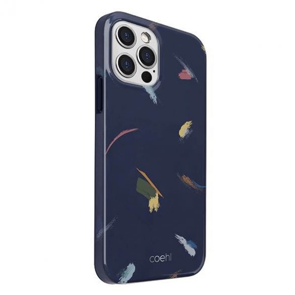 Carcasa UNIQ etui Coehl Reverie iPhone 12/12 Pro 6,1" niebieski/albastru prusac