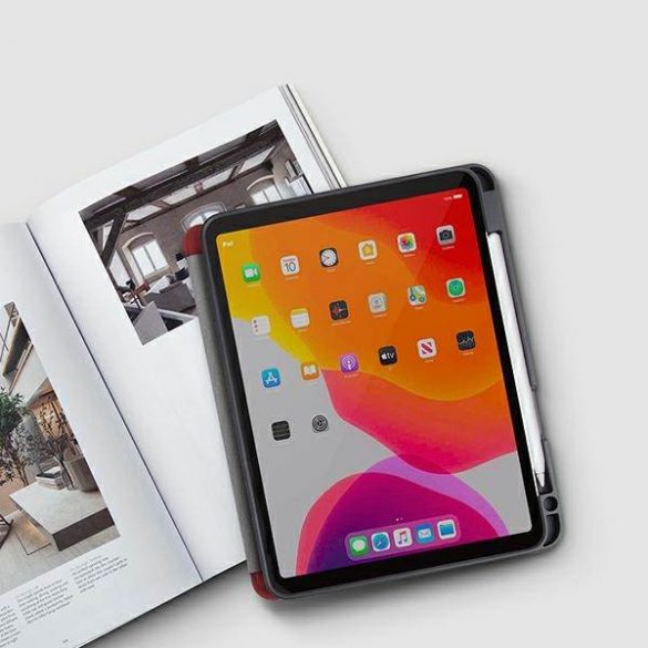 UNIQ etui Transform Rigor iPad Air 10,9 (2020) szary/gri cărbune Husă antimicrobiană