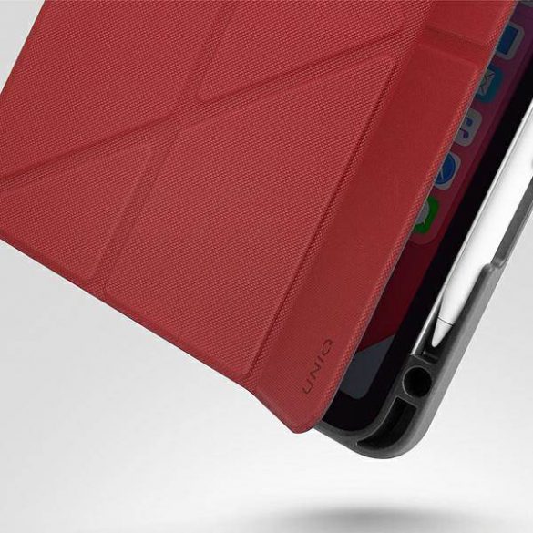 Carcasa UNIQ etui Transform Rigor iPad Air 10,9 (2020) czerwony/coral red Atnimicrobial