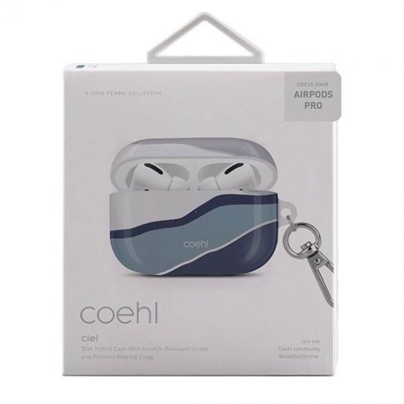 UNIQ etui Coehl Ciel AirPods Pro carcasa niebieski/albastru crepuscul