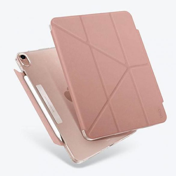 Carcasă antimicrobiană UNIQ și Camden pentru iPad Air 10,9" (2020) rożowy/roz bujor