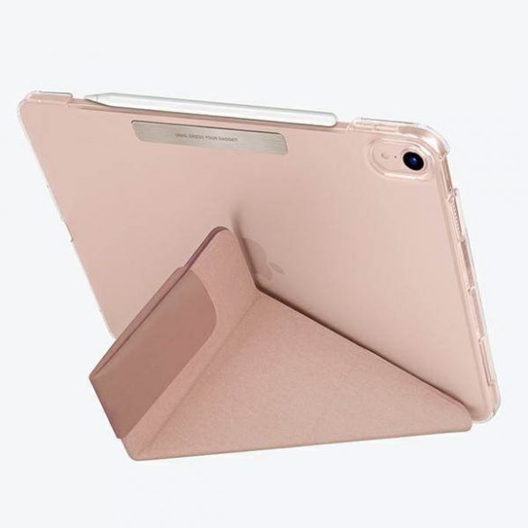 Carcasă antimicrobiană UNIQ și Camden pentru iPad Air 10,9" (2020) rożowy/roz bujor