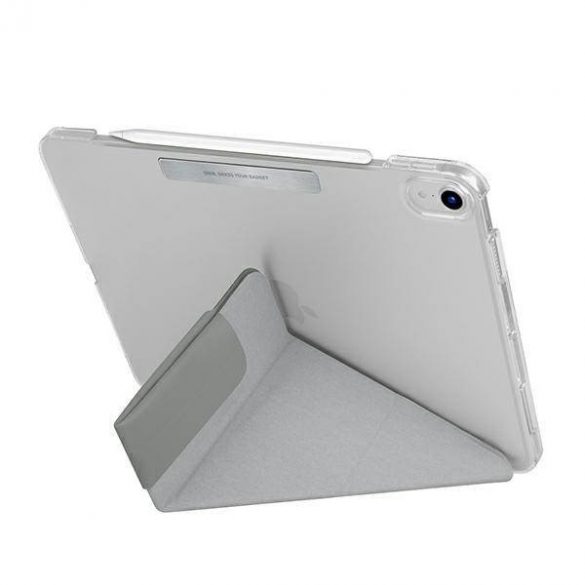 Carcasă antimicrobiană UNIQ etui Camden iPad Air 10,9" (2020) szary/fossil grey