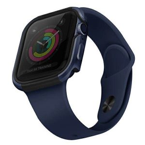 UNIQ și Valencia Apple Watch Series 4/5/6/SE 40mm. niebieski/albastru atlantic