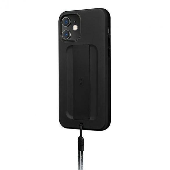 Husă antimicrobiană UNIQ etui Heldro iPhone 12 mini 5,4" czarny/midnight black