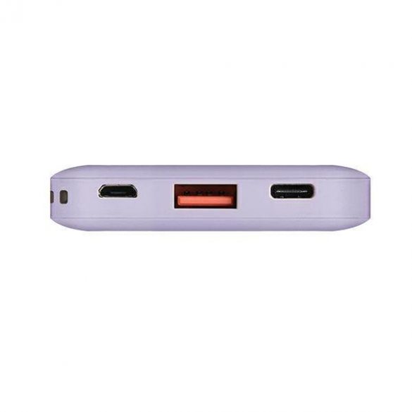 UNIQ Powerbank Fuele mini 8000mAh USB-C 18W PD Încărcare rapidă lawendowy/lavender