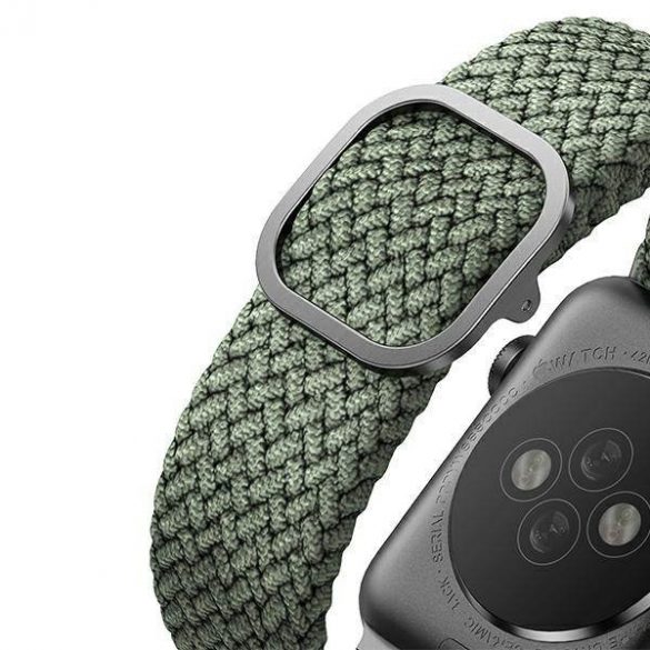 UNIQ pasek Aspen Apple Watch 40/38/41mm Seria 1/2/3/4/5/6/7/8/9/SE/SE2 Zielony împletit/verde chiparos