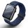 UNIQ pasek Aspen Apple Watch 44/42/45 mm Seria 1/2/3/4/5/6/7/8/9/SE/SE2 împletit niebieski/oxford albastru