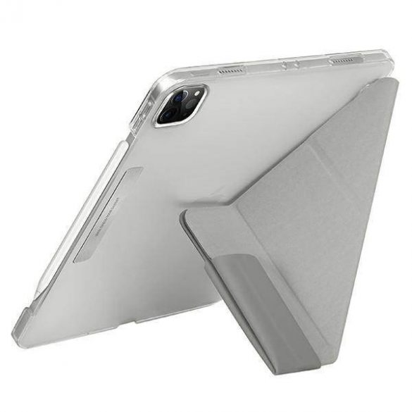 Carcasă antimicrobiană UNIQ etui Camden iPad Pro 11" (2021) szary/fossil grey