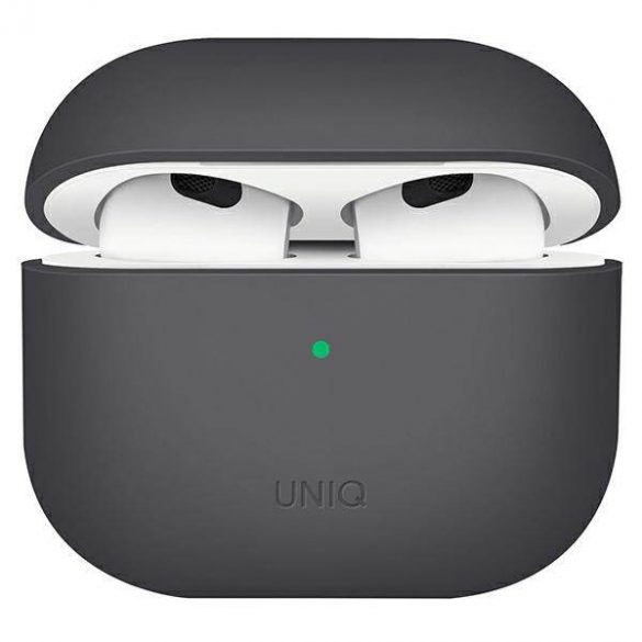 UNIQ și Lino AirPods 3 gen. Carcasă din silicon szary/gri cenușă