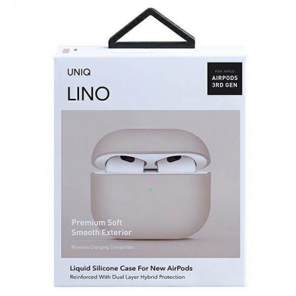 UNIQ și Lino AirPods 3 gen. Carcasă din silicon różowy/roz