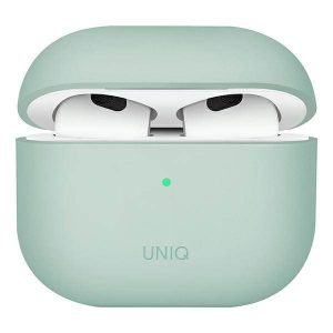 UNIQ și Lino AirPods 3 gen. Carcasă din silicon zielony/verde mentă