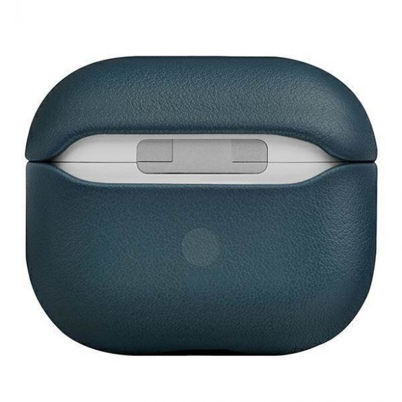 UNIQ etui Terra AirPods 3 gen. Carcasa din piele naturala niebieski/albastru nautic