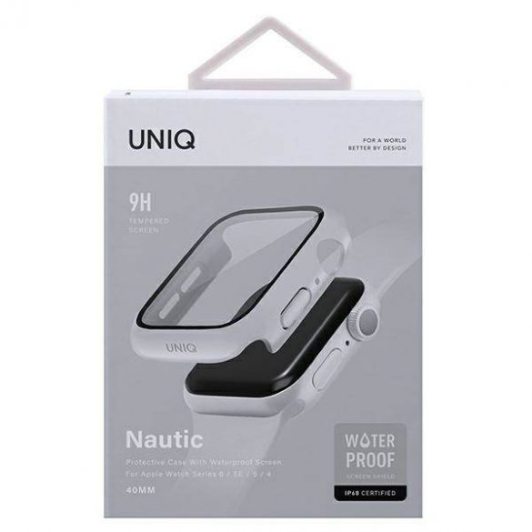 UNIQ etui Nautic Apple Watch Series 4/5/6/SE 40mm biały/alb