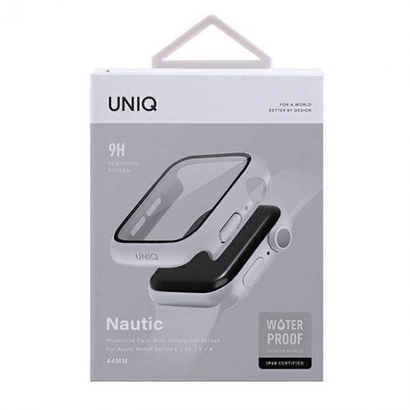 UNIQ etui Nautic Apple Watch Series 4/5/6/SE 44mm biały/alb