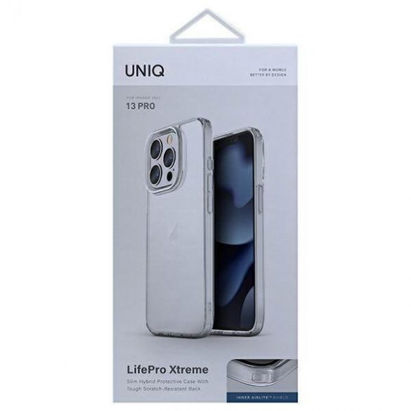 Husă UNIQ etui LifePro Xtreme iPhone 13 Pro / 13 6,1" przezroczysty/crystal clear