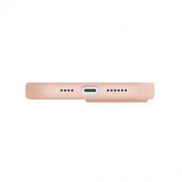 UNIQ etui Lino iPhone 13 / 14 / 15 6,1" rożowy/roz blush