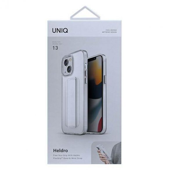 UNIQ și Heldro iPhone 13 / 14 / 15 6,1" przezroczysty/clear