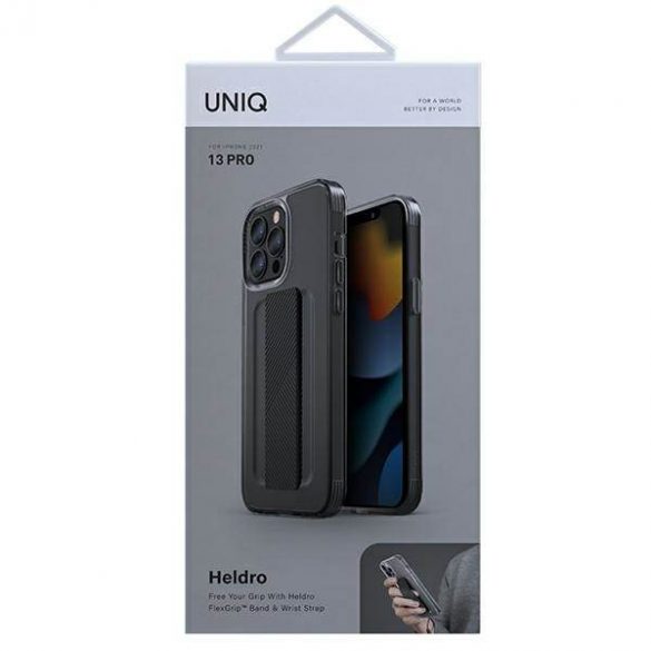 Husa UNIQ etui Heldro iPhone 13 Pro / 13 6,1" dymny/fum