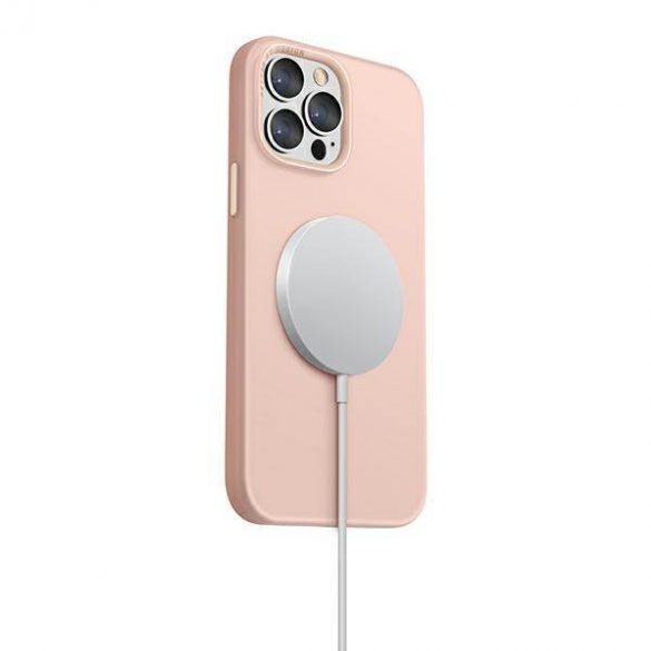 UNIQ și Lino Hue Husă MagSafe pentru iPhone 13 Pro / 13 6,1" rożowy/roz blush