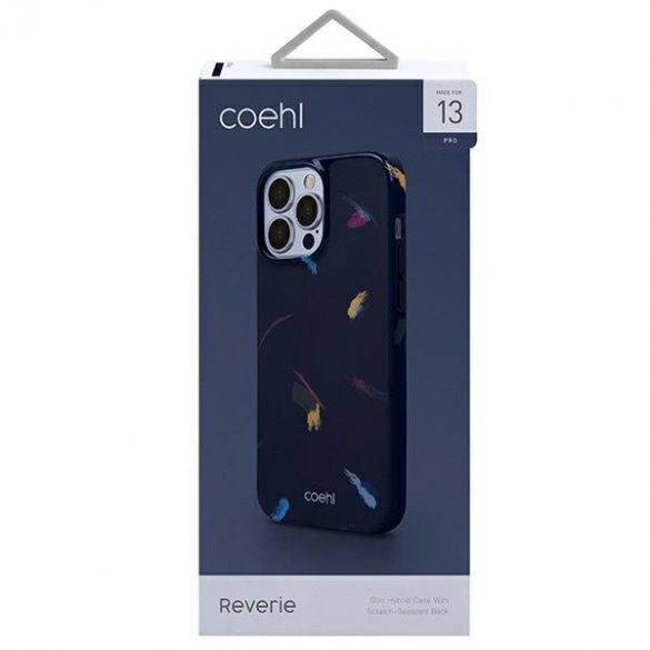 Husa UNIQ etui Coehl Reverie iPhone 13 Pro / 13 6,1" niebieski/albastru prusac