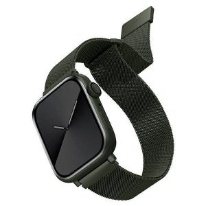 UNIQ pasek Dante Apple Watch Series 1/2/3/4/5/6/7/8/9/SE/SE2 38/40/41mm Oțel inoxidabil zielony/verde