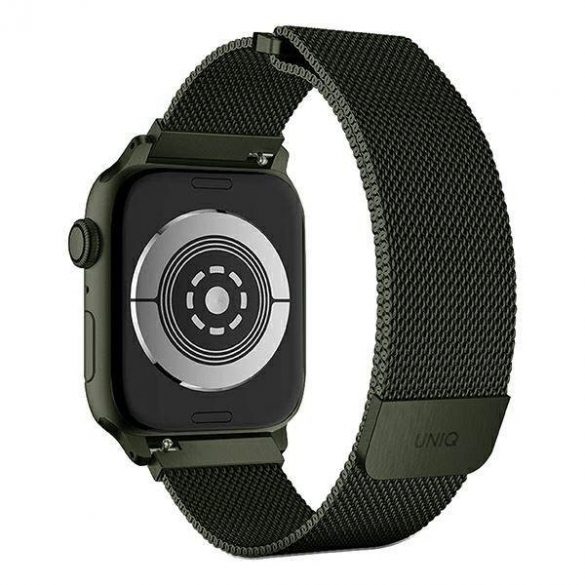 UNIQ pasek Dante Apple Watch Series 1/2/3/4/5/6/7/8/9/SE/SE2 38/40/41mm Oțel inoxidabil zielony/verde