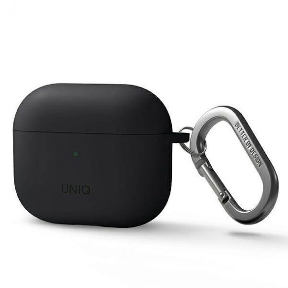 UNIQ etui Nexo AirPods 3 gen + cârlige pentru urechi Husă din silicon szary/gri