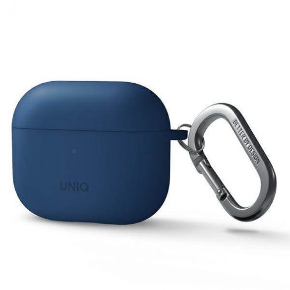 UNIQ etui Nexo AirPods 3 gen + cârlige pentru urechi Husă din silicon niebieski/albastru