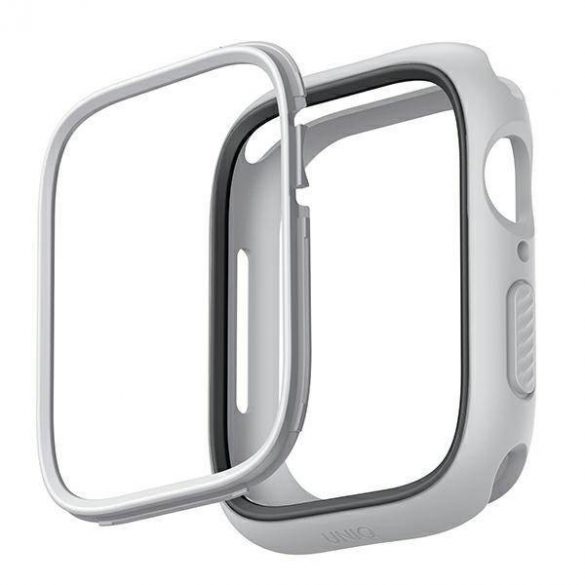 UNIQ etui Moduo Apple Watch Series 4/5/6/7/8/9/SE/SE2 40/41mm kredowy-szary/ cretă-piatră gri