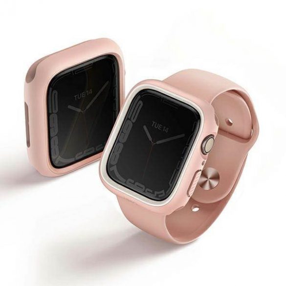 UNIQ și Moduo Apple Watch Series 4/5/6/7/8/9/SE/SE2 40/41mm rożowy-biały/blush-white