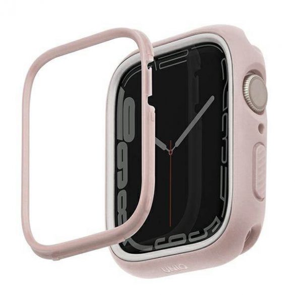 UNIQ și Moduo Apple Watch Series 4/5/6/7/8/9/SE/SE2 44/45mm rożowy-biały/blush-white