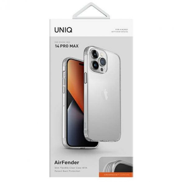 Husa transparenta nud UNIQ etui Air Fender iPhone 14 Pro Max 6,7".