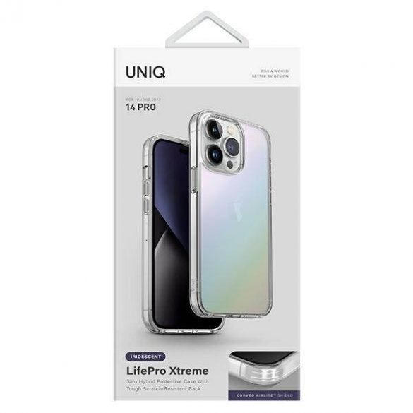 Husă UNIQ etui LifePro Xtreme iPhone 14 Pro 6,1" opal/iridescent