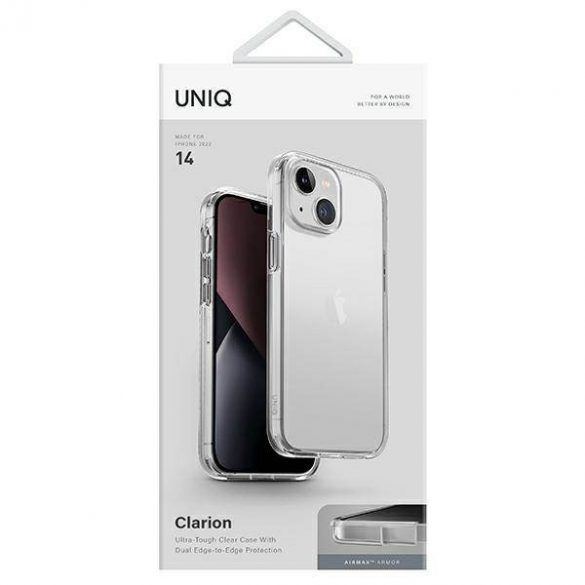 UNIQ etui Clarion iPhone 14 / 15 / 13 6,1" przeźroczysty/lucent clear