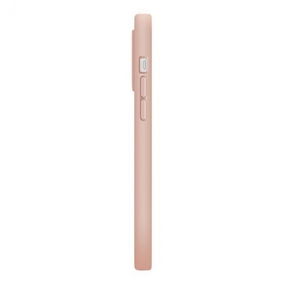 UNIQ etui Lino iPhone 14 / 15 / 13 6,1" rożowy/roz blush