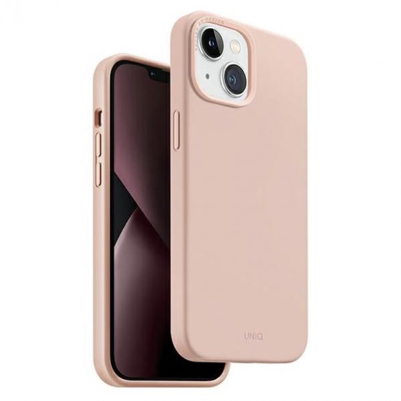 UNIQ și Lino iPhone 14 Plus / 15 Plus 6.7" rosu/roz blush