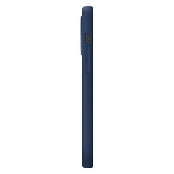 UNIQ etui Lino iPhone 14 Plus / 15 Plus 6.7" niebieski/marine blue