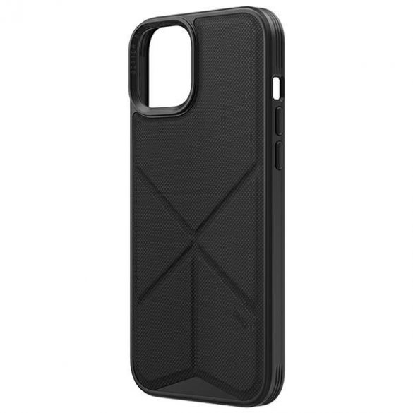 UNIQ etui Transforma iPhone 14 Plus / 15 Plus 6.7" Magclick Charging czarny/ebony black