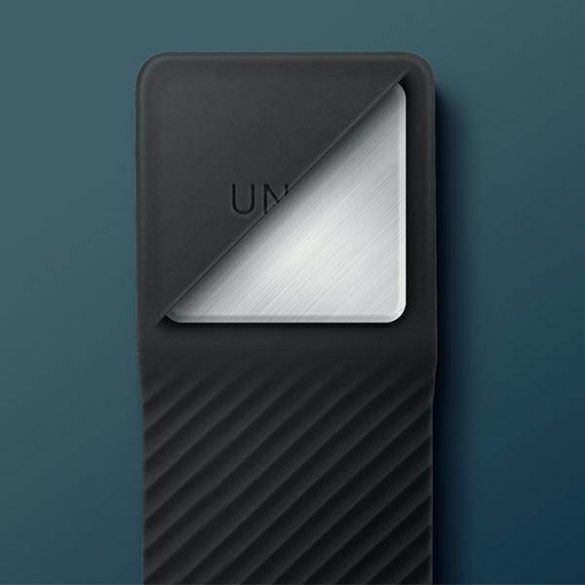 UNIQ etui Heldro Mount iPhone 14 / 15 / 13 6,1" czarny/vapor smoke