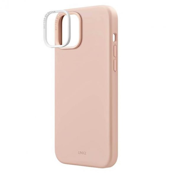 UNIQ și Lino Hue iPhone 14 Plus / 15 Plus 6.7" Magclick Încărcare rożowy/blush pink