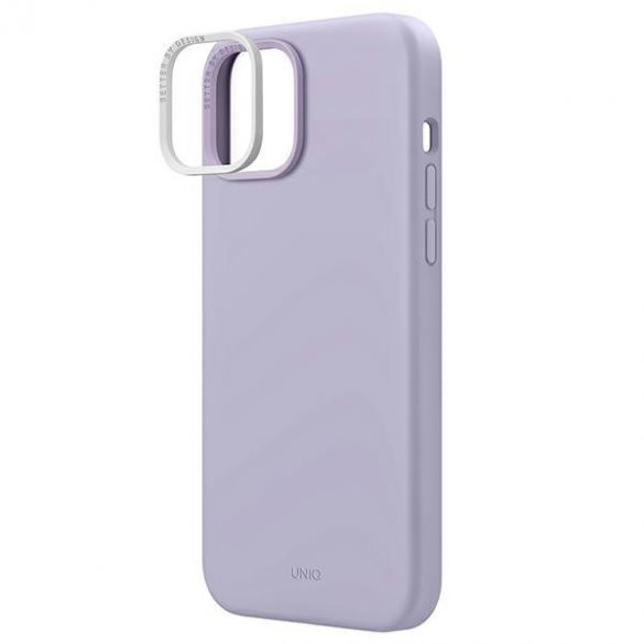 UNIQ etui Lino iPhone 14 Plus / 15 Plus 6.7" liliac/liliac lavandă