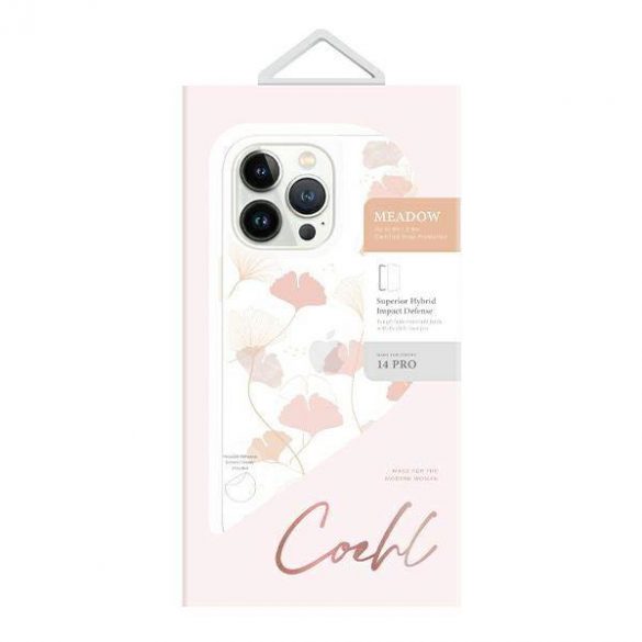 Carcasa UNIQ etui Coehl Meadow iPhone 14 Pro 6,1" rożowy/roz de primăvară