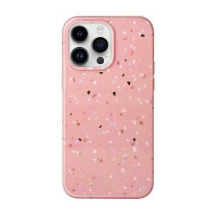 Husă UNIQ pentru iPhone 14 Pro Max Coehl Terrazzo 6,7" rożowy/roz coral