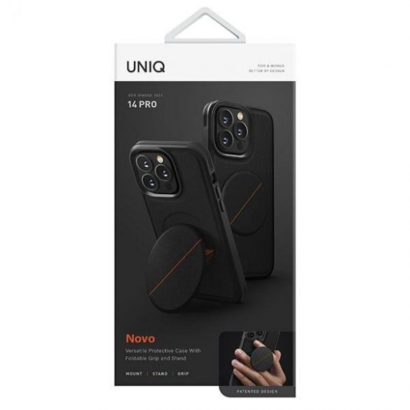 Uniq etui Novo iPhone 14 Pro 6,1 czarny/midnight black"