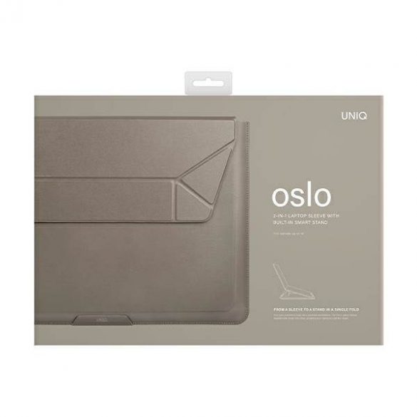 Husă pentru laptop UNIQ etui Oslo 14" szary/grey grey