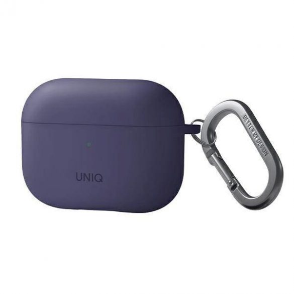 UNIQ etui Nexo AirPods Pro 2 gen + cârlige pentru urechi din silicon (2022/2023) violet/purpuriu