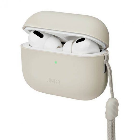 UNIQ și Lino AirPods Pro 2 gen silicon (2022/2023) beżowy/bej fildeș