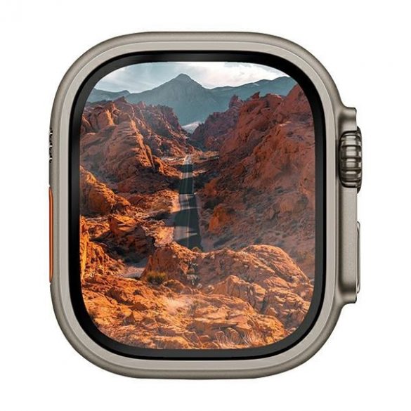 UNIQ Optix Vivid Apple Watch Ultra 49mm transparent szkłło hartowane z aplicator UNIQ-49MM-VIVIDCLEAR